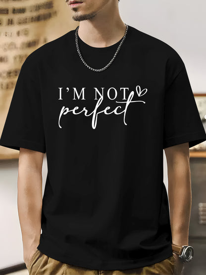 I'M NOT PERFECT Shirt - Relaxed Fit, Full Size