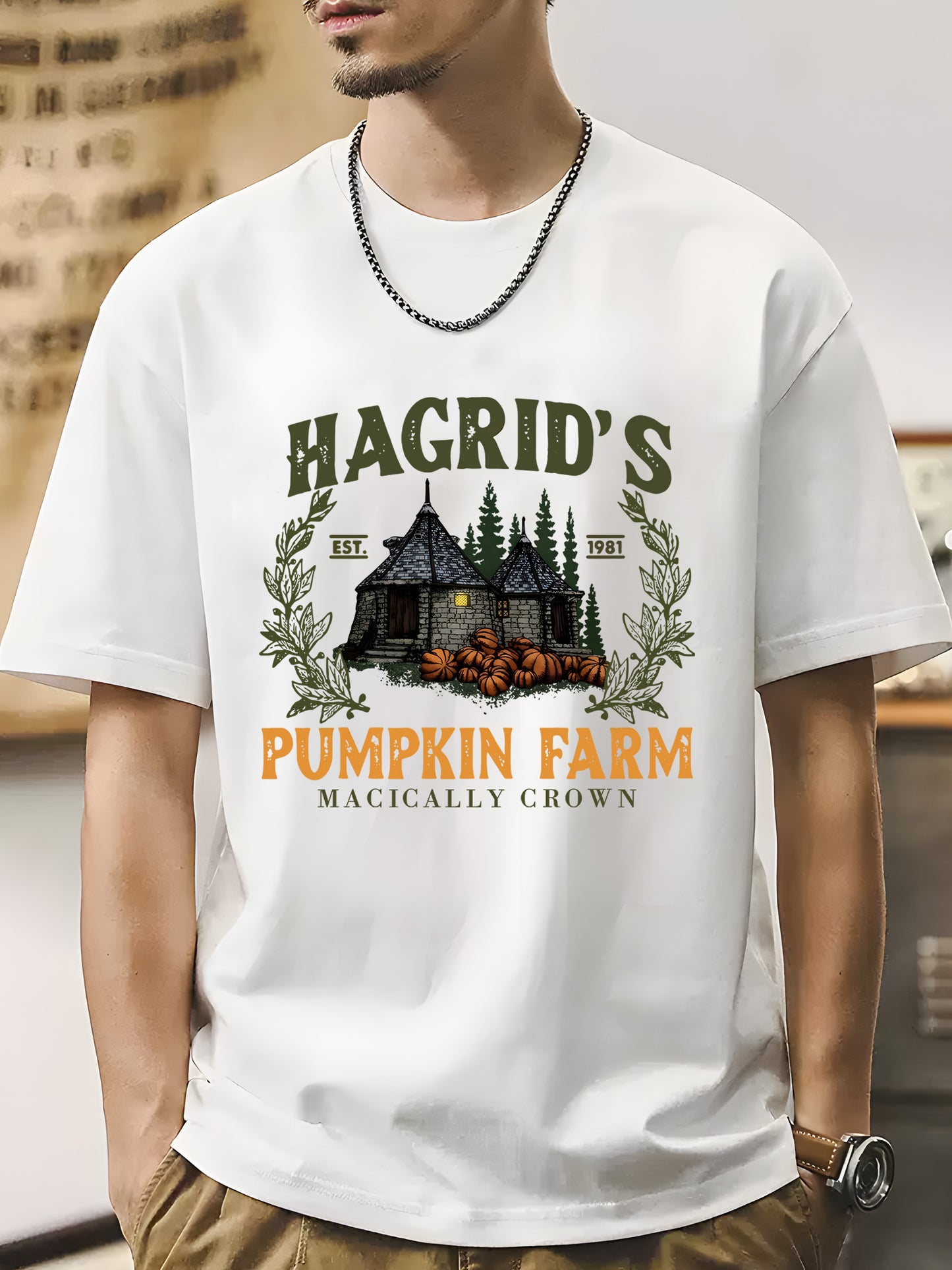 Hagrid's Pumpkin Patch Shirt - Relaxed Fit, Full Size