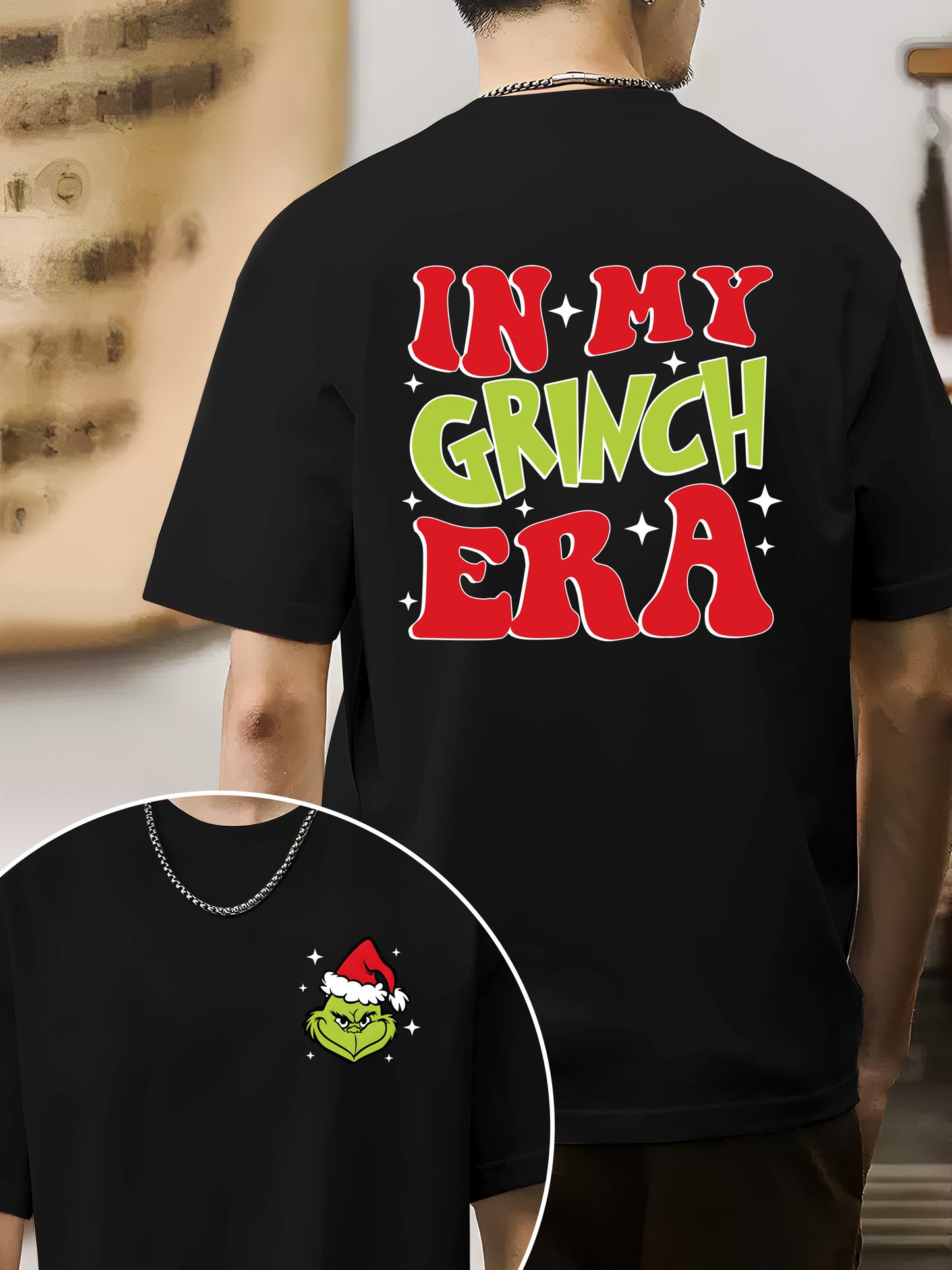 In My Grinch Era Christmas Shirt - Relaxed Fit, Full Size