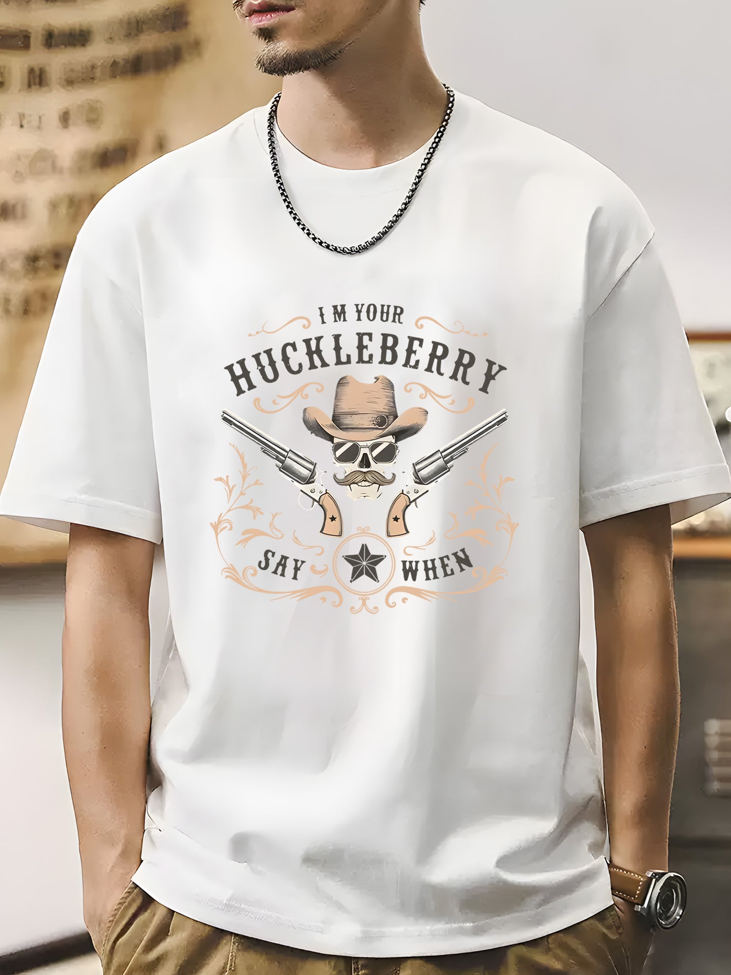 I M YOUR HUCKLEBERRY Shirt - Relaxed Fit, Full Size