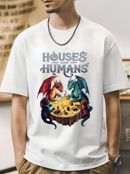 Houses and Humans DnD Shirt - Relaxed Fit, Full Size