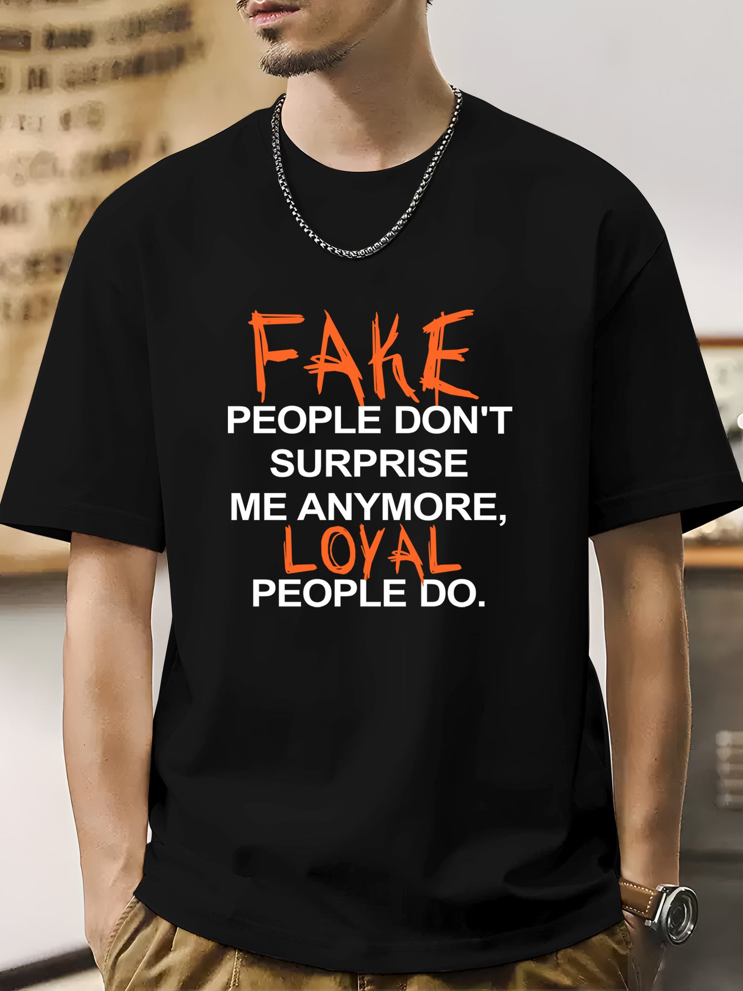 Loyal vs Fake People Shirt - Relaxed Fit, Full Size