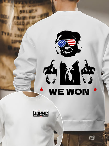 Trump Won Again 2024 Unisex Shirt - Relaxed Fit, Full Size