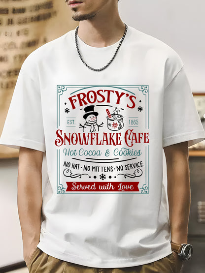 Frosty's Snowflake Cafe Shirt - Relaxed Fit, Full Size