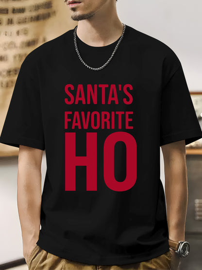 Red Santa's Favorite Ho Shirt - Relaxed Fit, Full Size