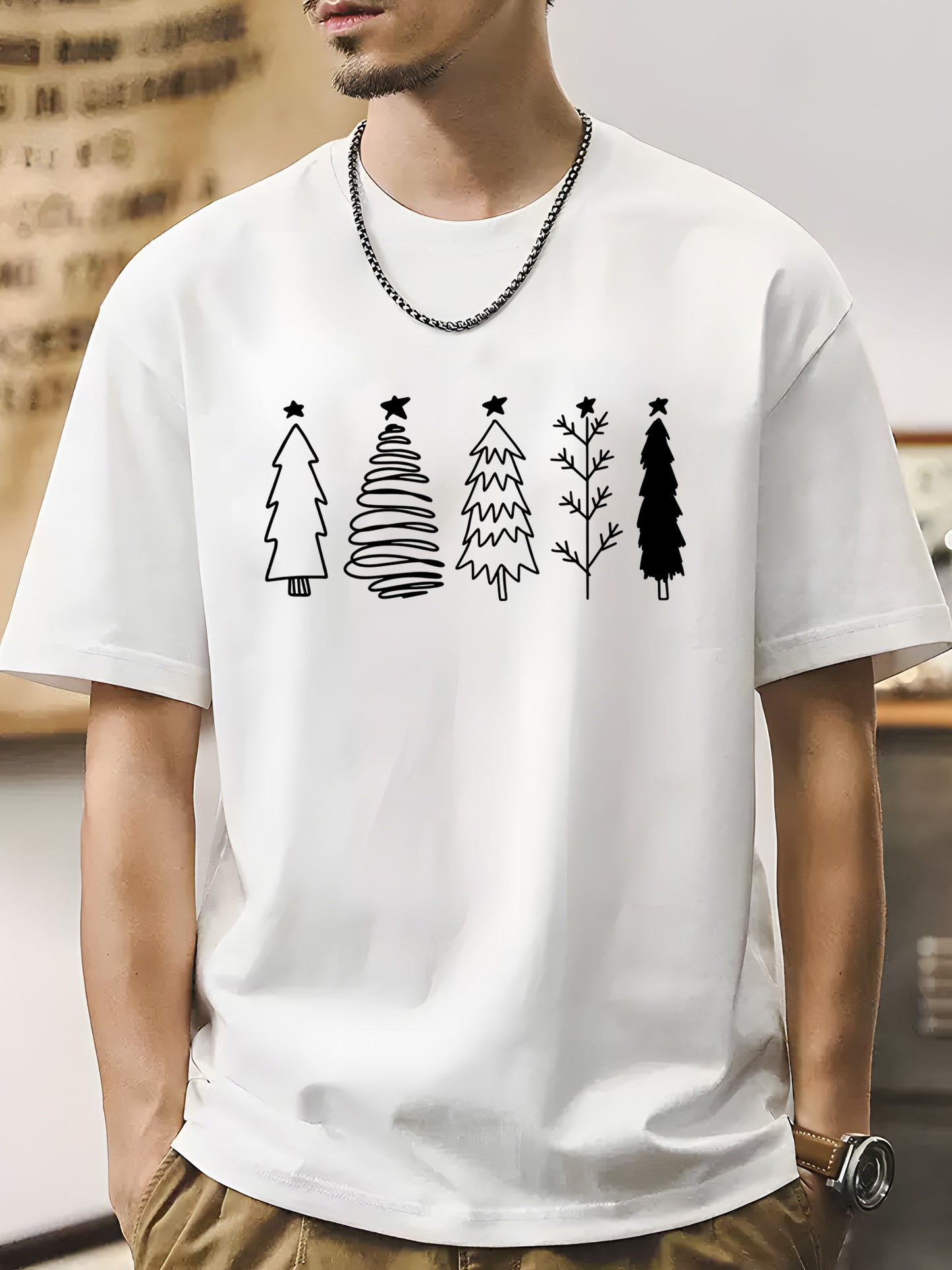 Christmas Trees Shirt - Relaxed Fit, Full Size