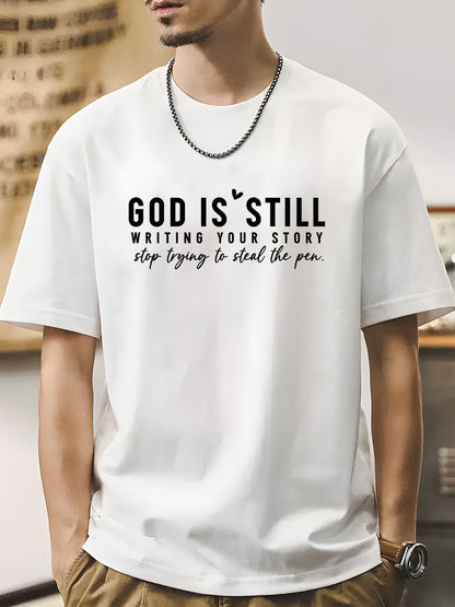 GOD IS STILL WRITING YOUR STORY Shirt - Relaxed Fit, Full Size