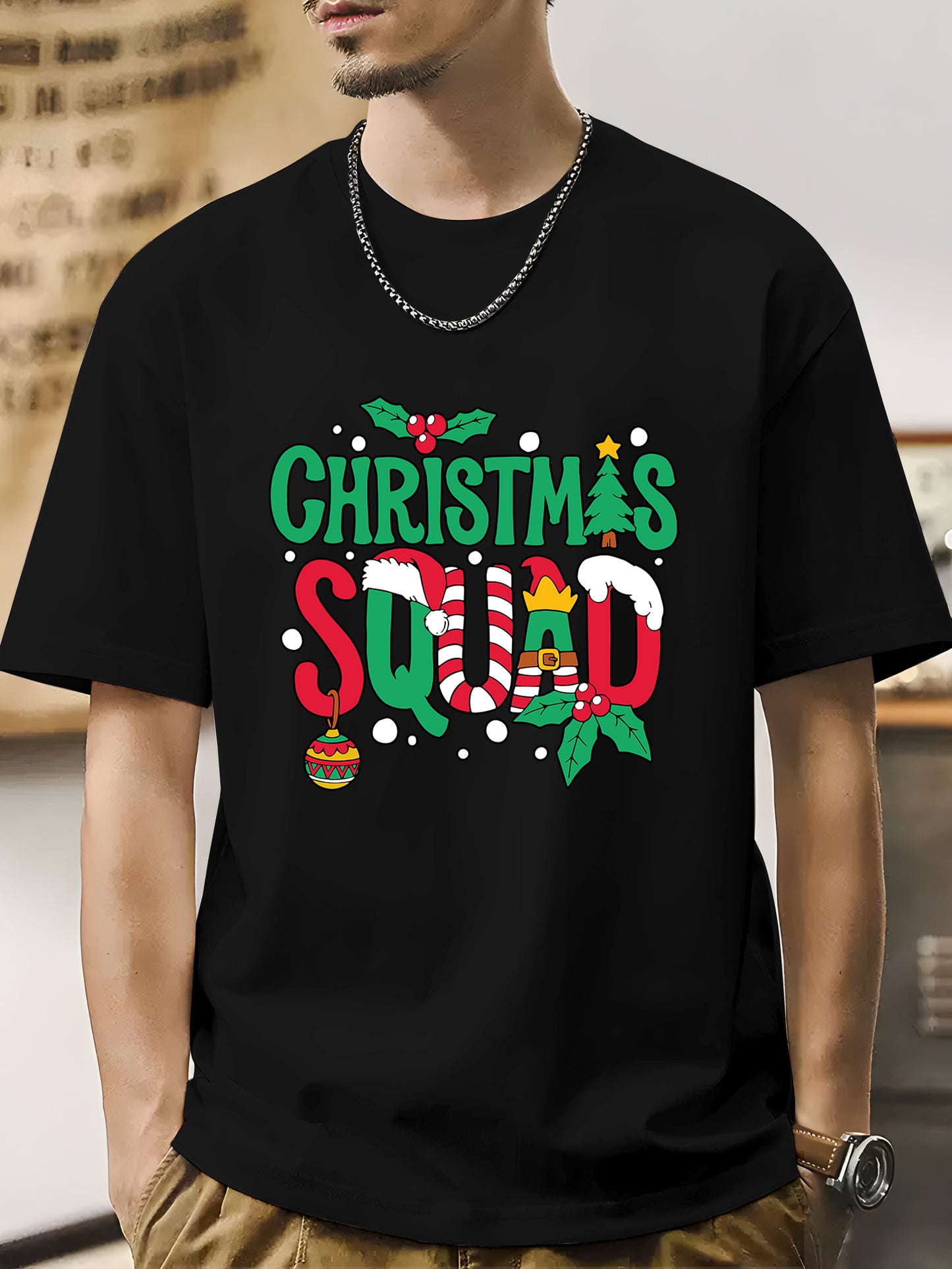 Christmas Squad Shirt - Relaxed Fit, Full Size