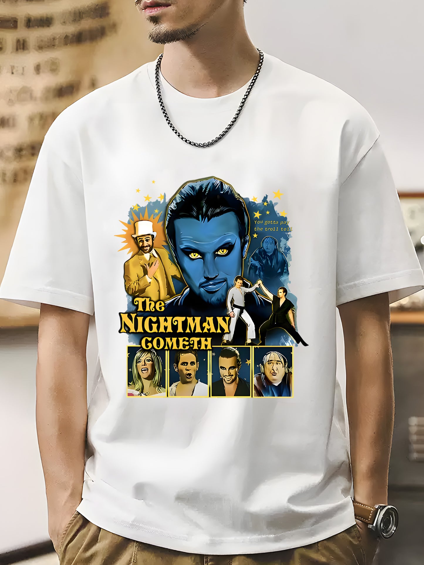 It's Always Sunny In Philadelphia The Nightman Cometh Shirt - Relaxed Fit, Full Size