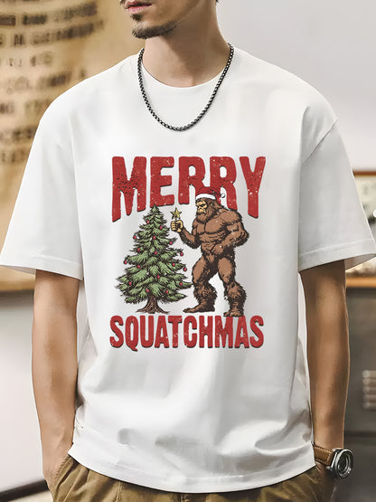 Funny Bigfoot Christmas Shirt - Relaxed Fit, Full Size