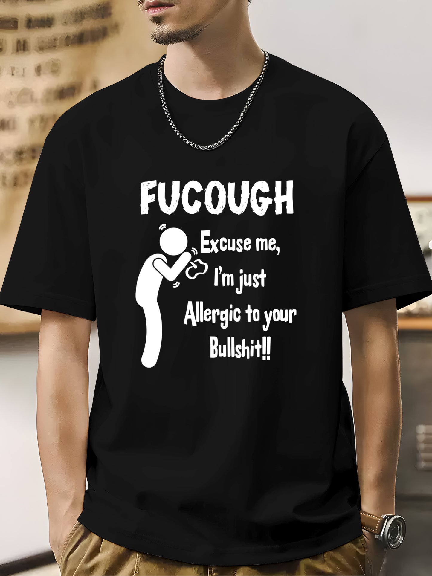 Fucough Shirt - Relaxed Fit, Full Size