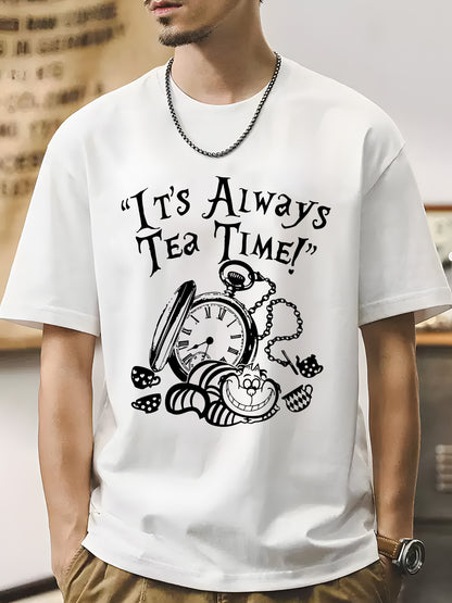 It's Always Tea Time Shirt - Relaxed Fit, Full Size