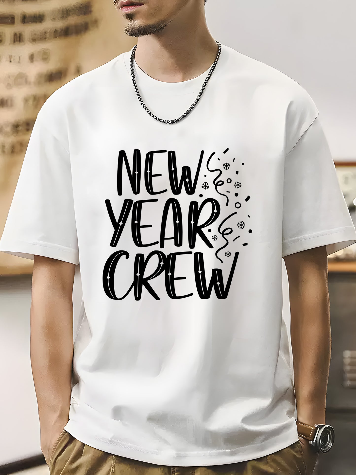 New Year Crew Shirt - Relaxed Fit, Full Size