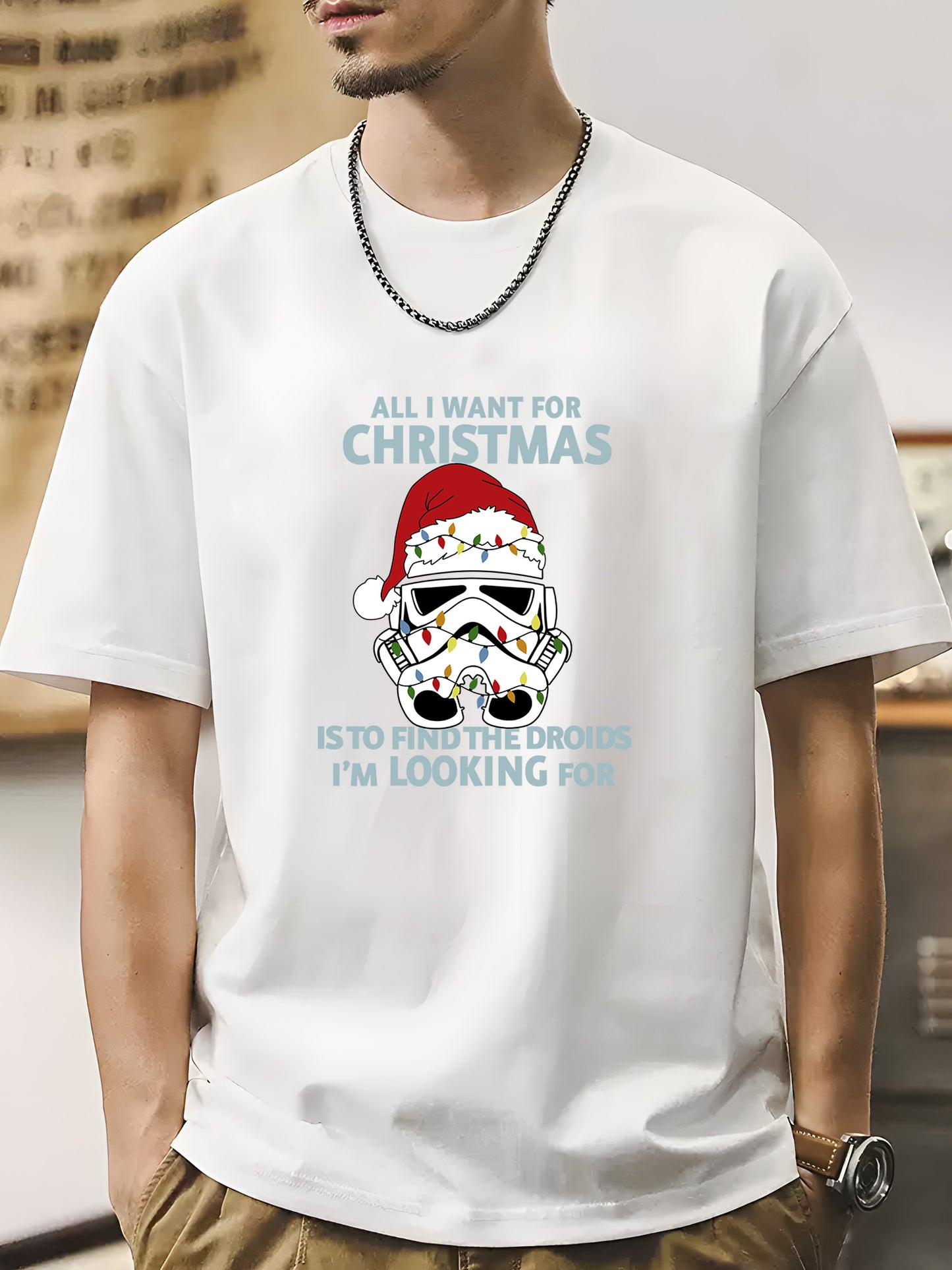 All I Want For Christmas Is To Find The Droids Shirt - Relaxed Fit, Full Size