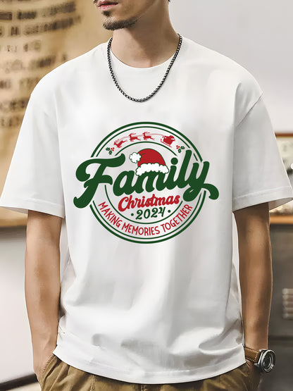 Family Christmas 2024 ，Making Memories Togethe Shirt - Relaxed Fit, Full Size