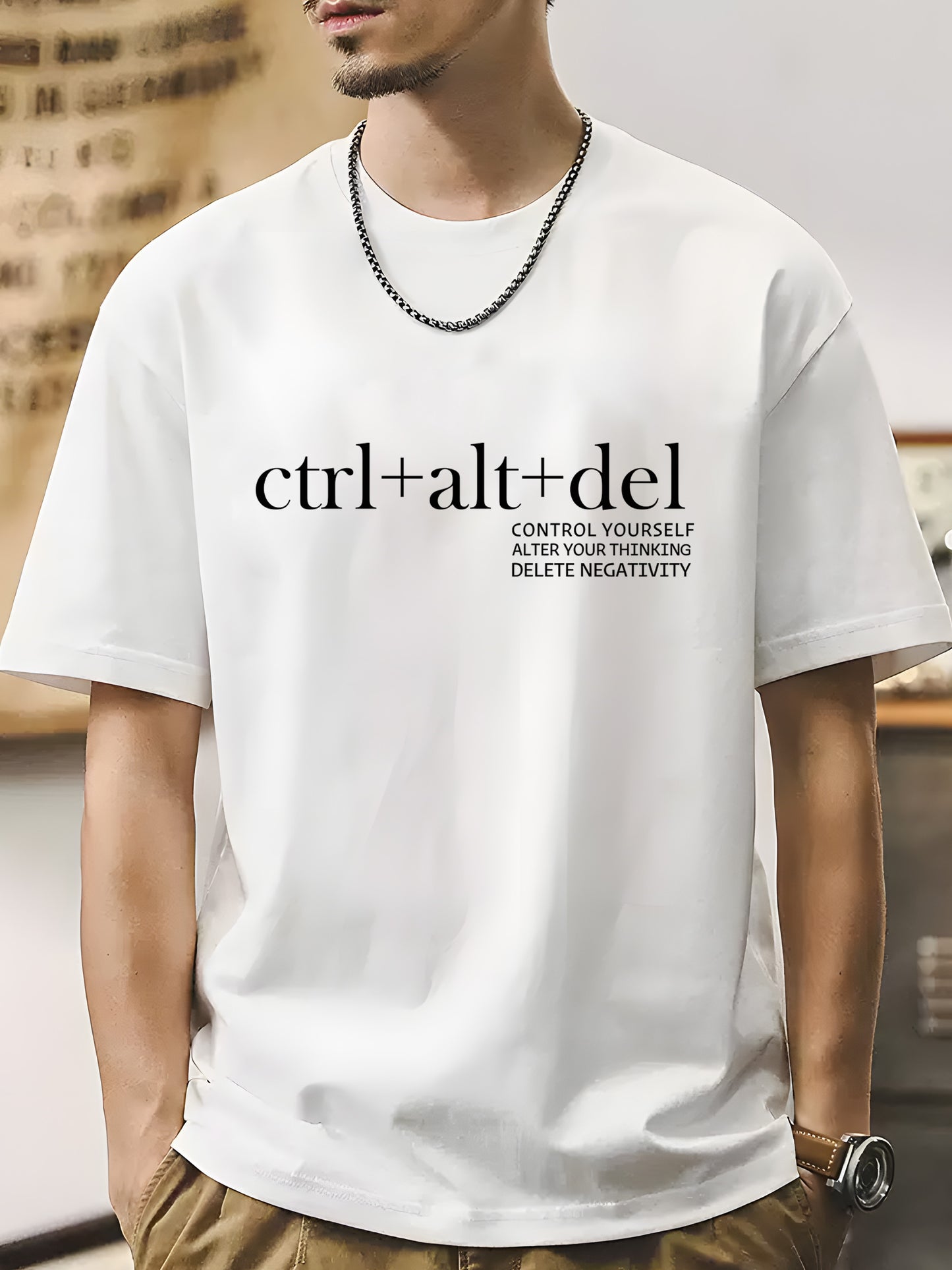 Ctrl+Alt+Del Shirt - Relaxed Fit, Full Size