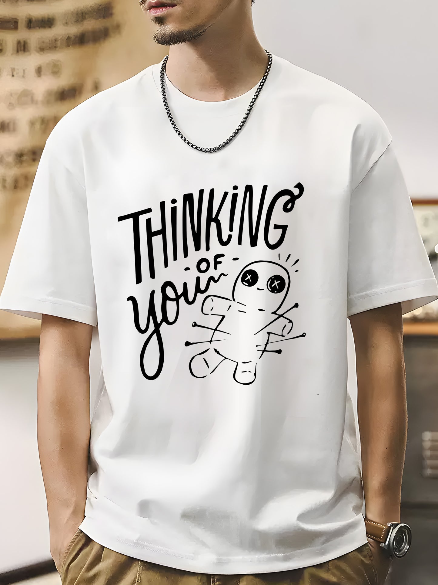 Whimsical Thinking Of You Shirt - Relaxed Fit, Full Size