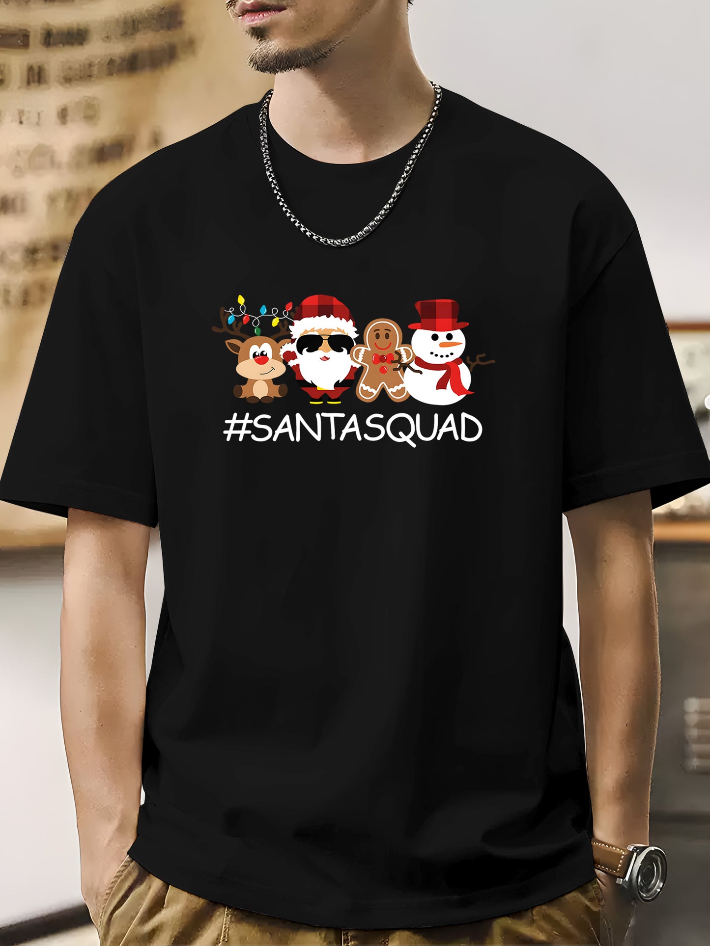 Personalized Christmas Squad-1 Shirt - Relaxed Fit, Full Size