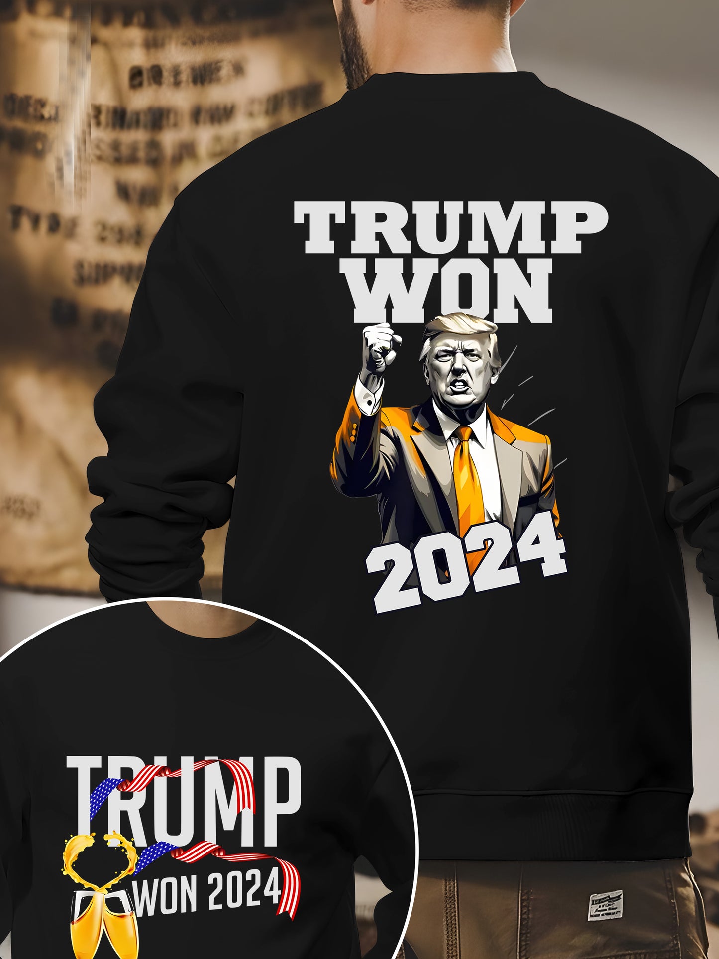 Trump Won 2024 shirt, Election daytee, Trump Won Again shirt, MAGAtee, After Election unisex Shirt - Relaxed Fit, Full Size