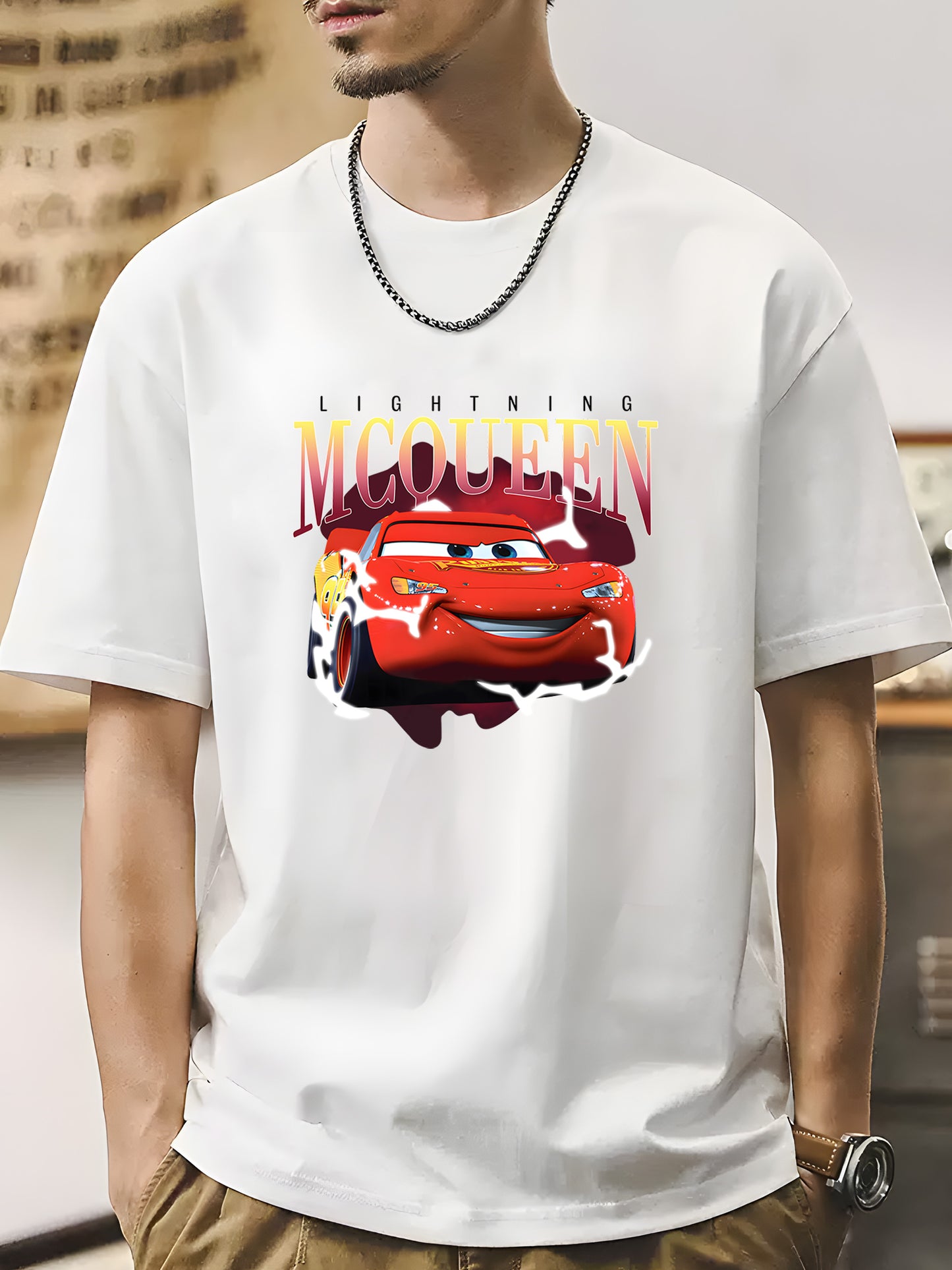 Lightningg McQuen Shirt - Relaxed Fit, Full Size