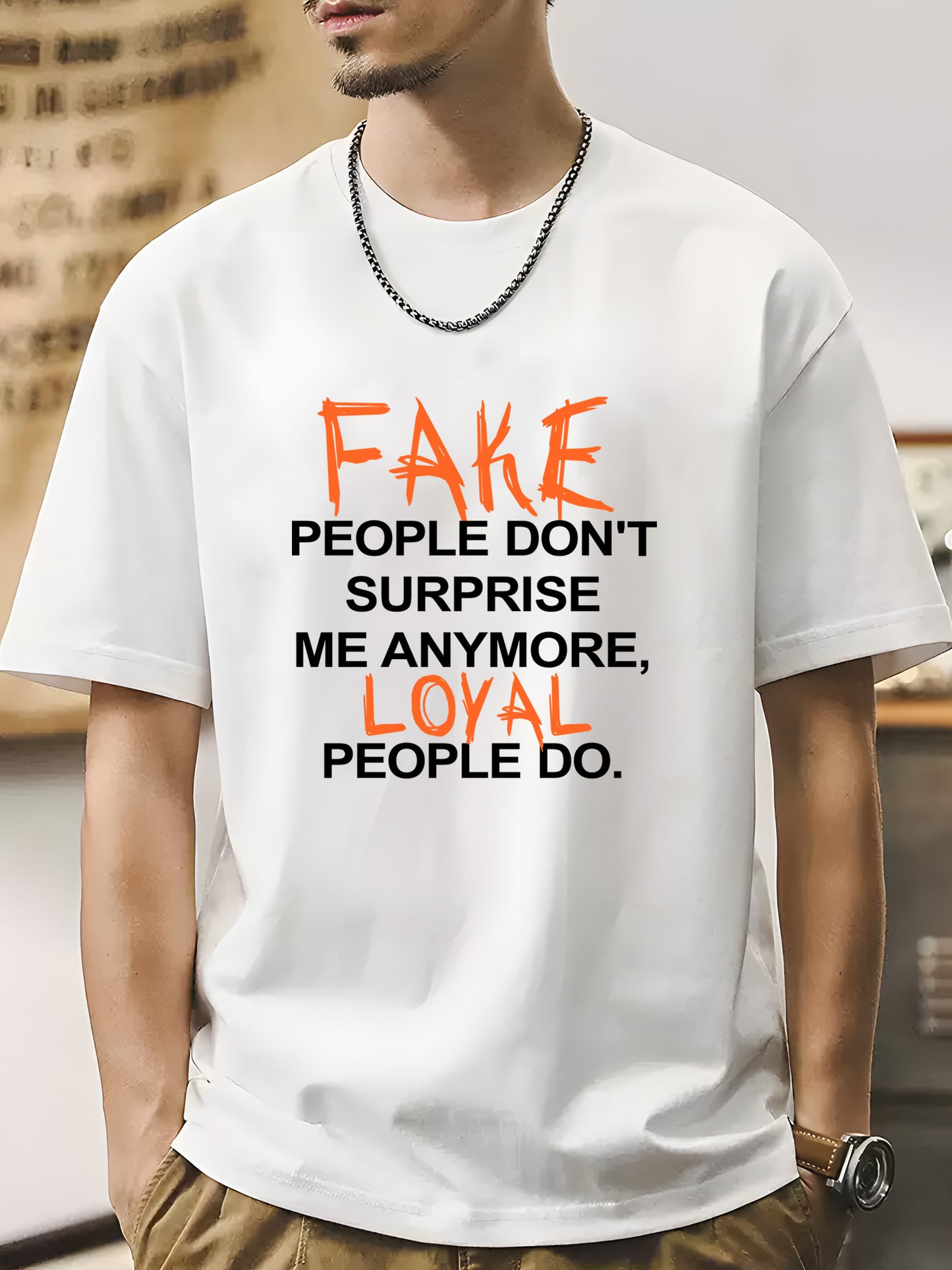 Loyal vs Fake People Shirt - Relaxed Fit, Full Size