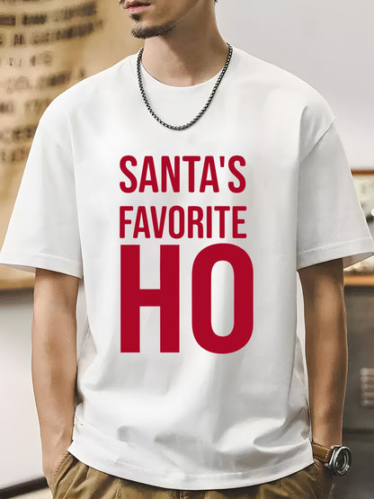 Red Santa's Favorite Ho Shirt - Relaxed Fit, Full Size