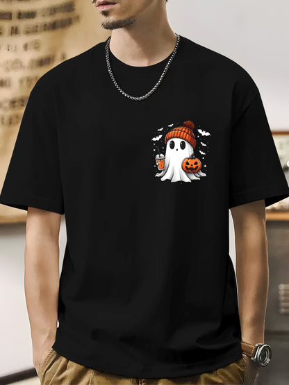 Little Ghost Ice Coffee Shirt - Relaxed Fit, Full Size