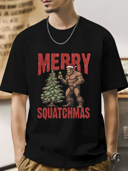 Funny Bigfoot Christmas Shirt - Relaxed Fit, Full Size