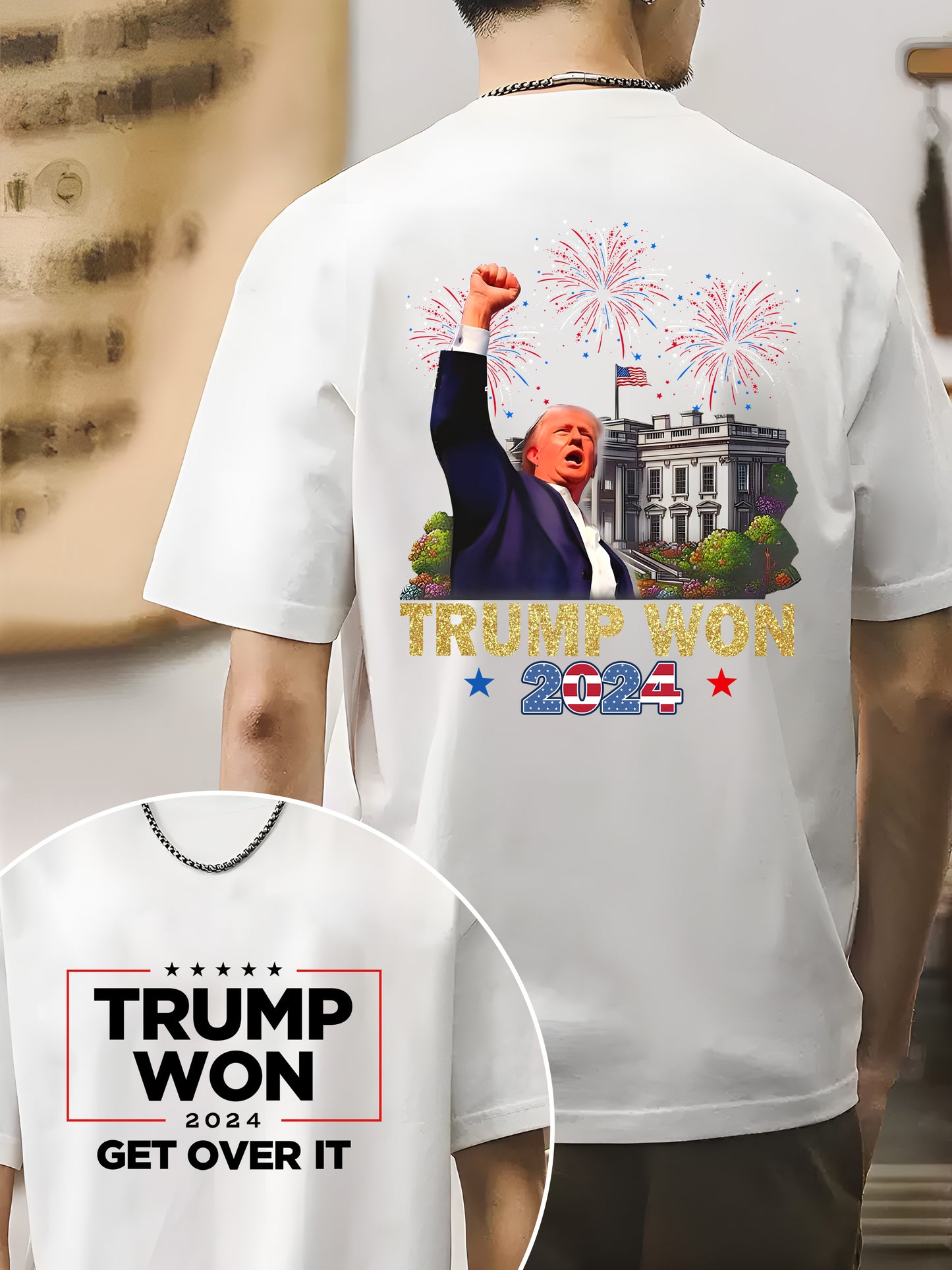 Trump Won Again 04 Unisex Shirt - Relaxed Fit, Full Size