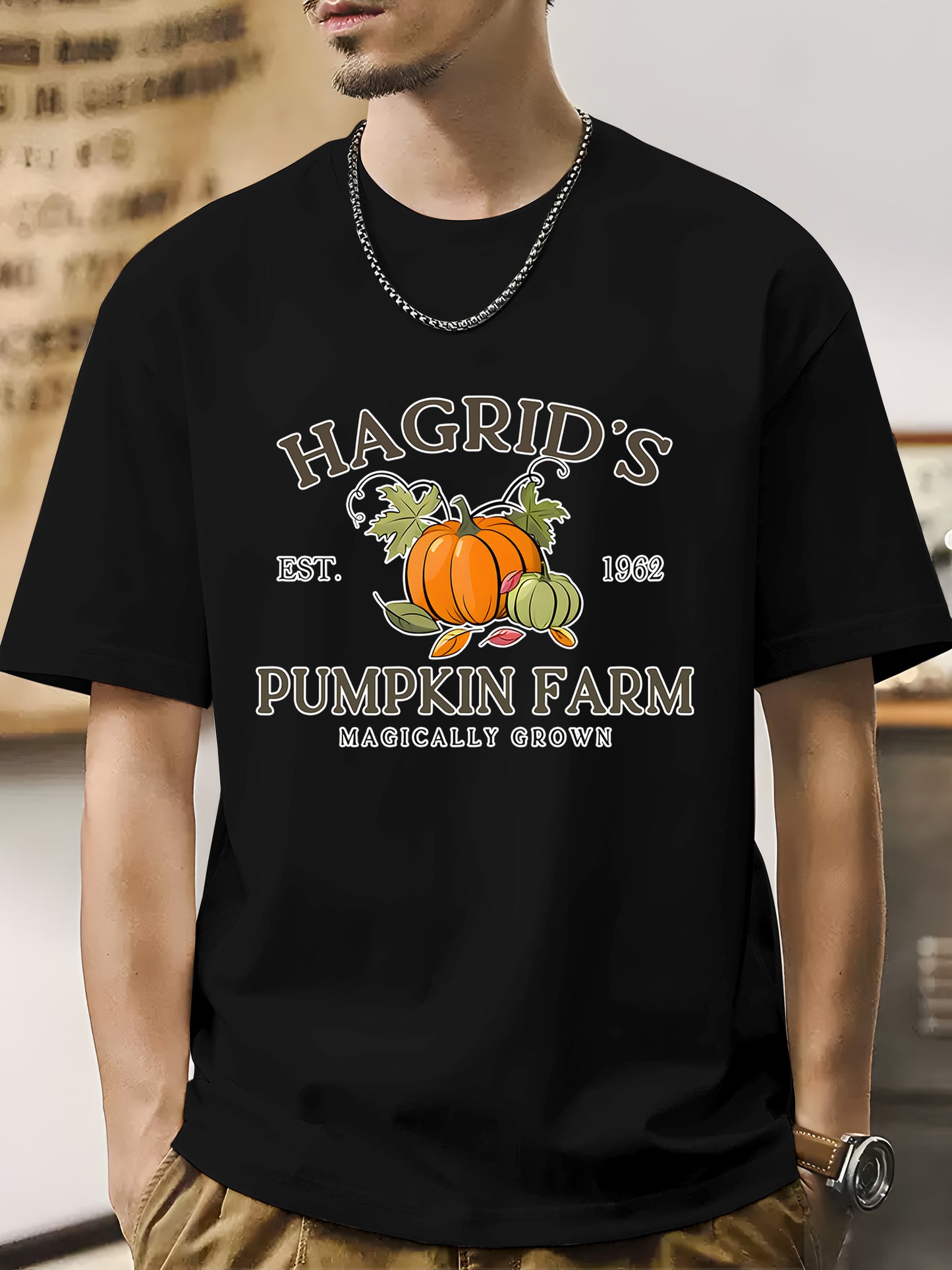 Hagrid's Pumpkin Patch Fall Shirt - Relaxed Fit, Full Size