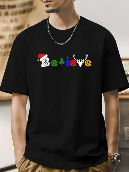 Believe Christmas Shirt - Relaxed Fit, Full Size