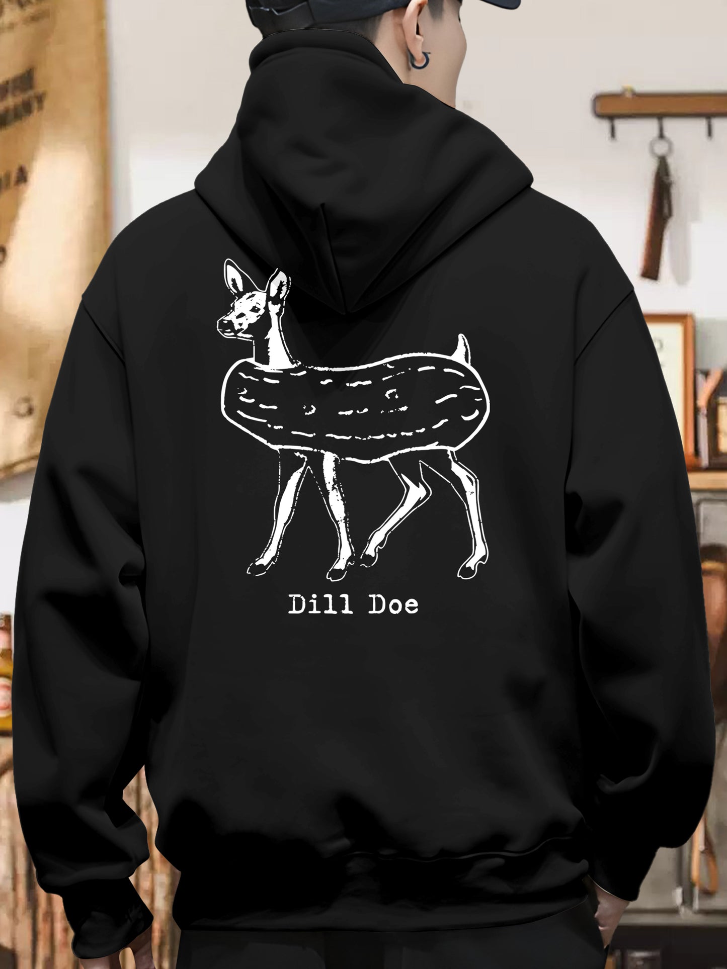 Trendy Deer Shirt - Relaxed Fit, Full Size