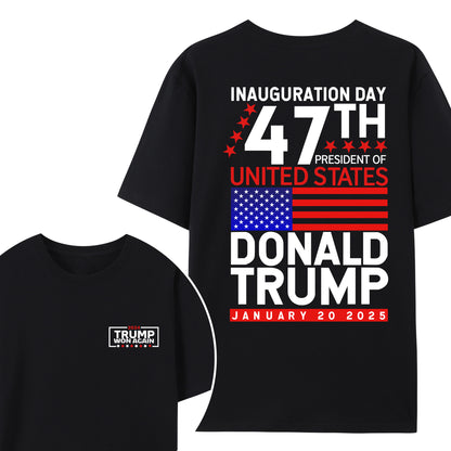 Trump Won 2024 Election Inauguration Shirt - Relaxed Fit, Full Size