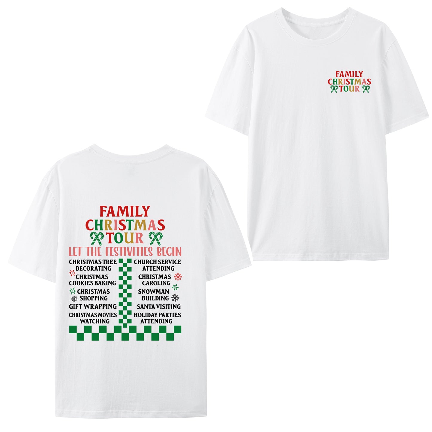 Family Christmas Tour Shirt - Relaxed Fit, Full Size