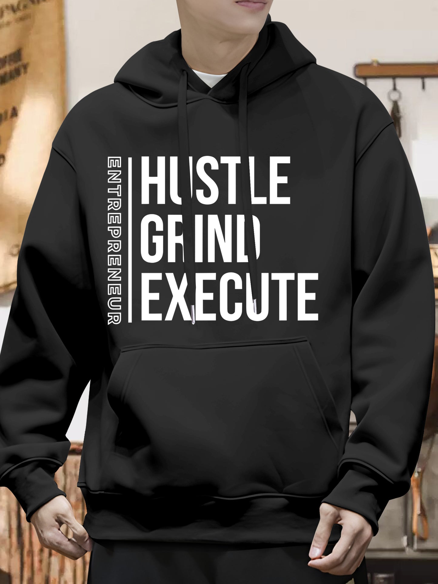 Hustle,Grind,Execute Shirt - Relaxed Fit, Full Size