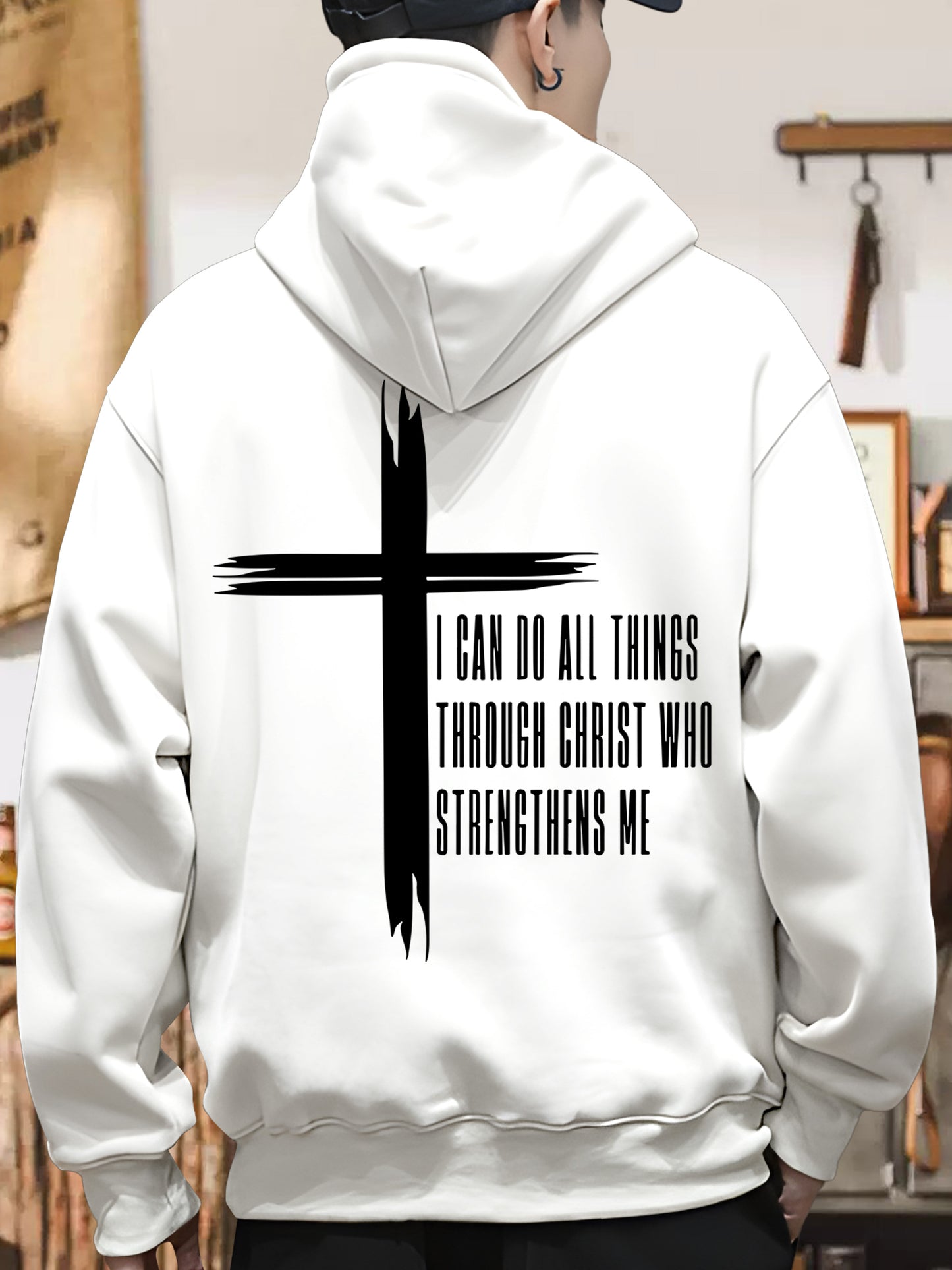 I CAN DO ALL THINSS THROUGH CHRIST WHO STRENGNETHENS ME Shirt - Relaxed Fit, Full Size