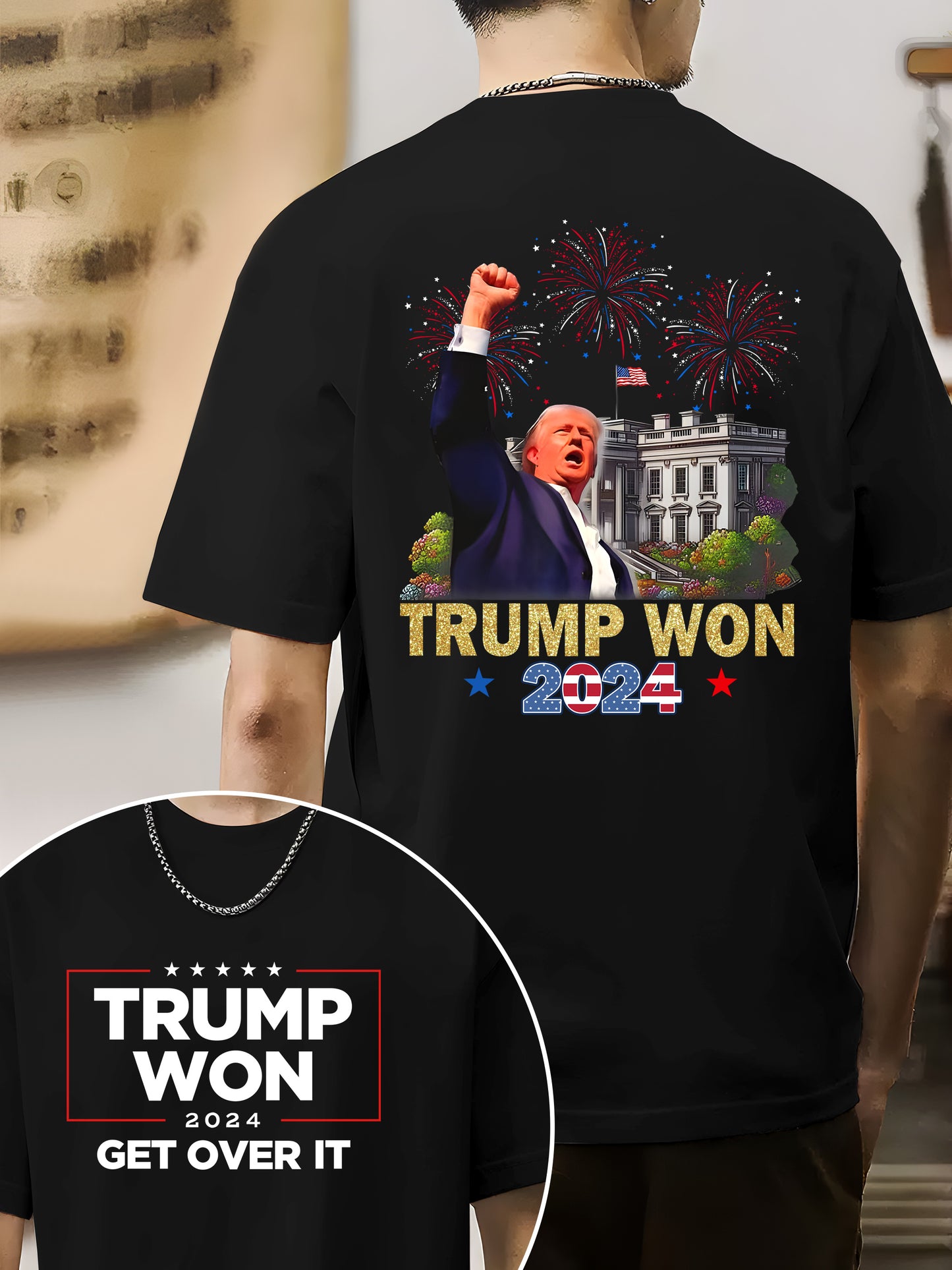 Trump Won Again 04 Unisex Shirt - Relaxed Fit, Full Size