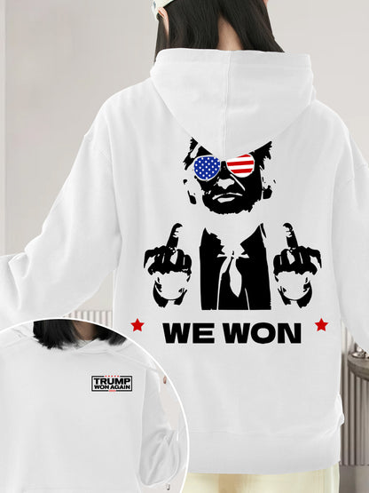 Trump Won Again 2024 Unisex Shirt - Relaxed Fit, Full Size