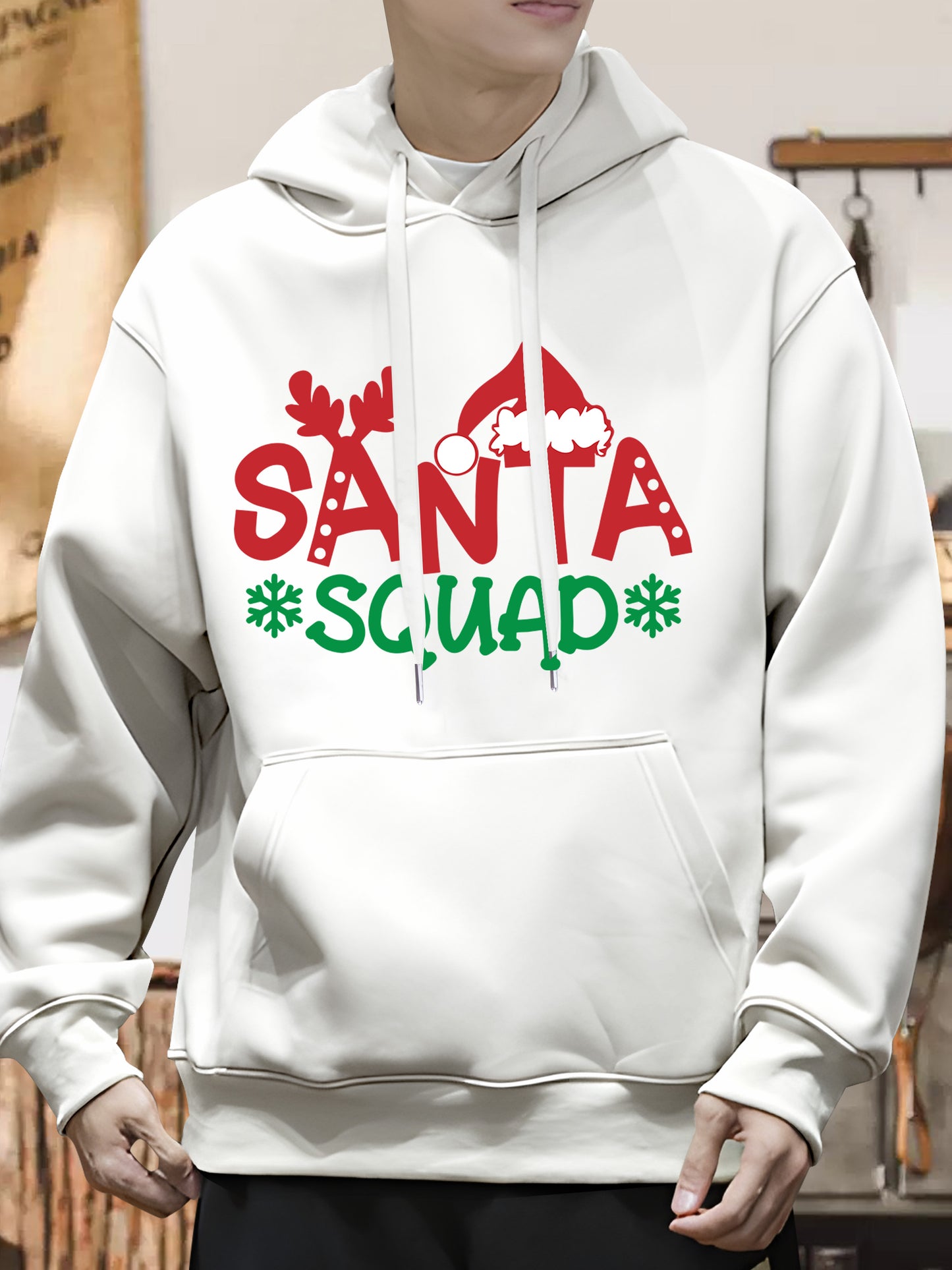 Santa Squad Rudolph Shirt - Relaxed Fit, Full Size