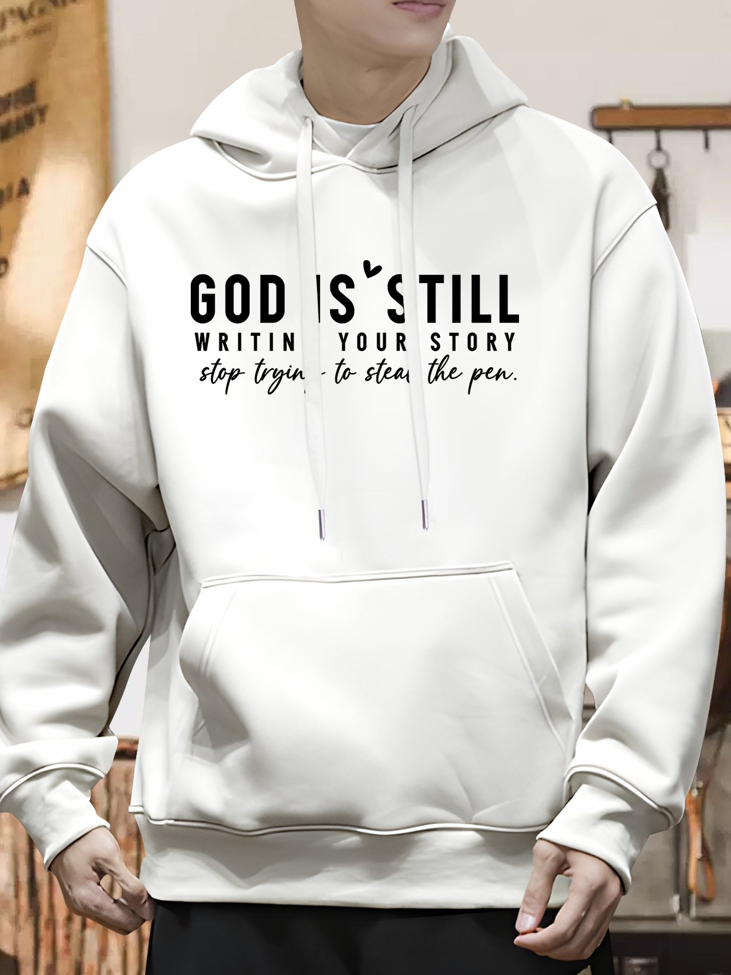 GOD IS STILL WRITING YOUR STORY Shirt - Relaxed Fit, Full Size