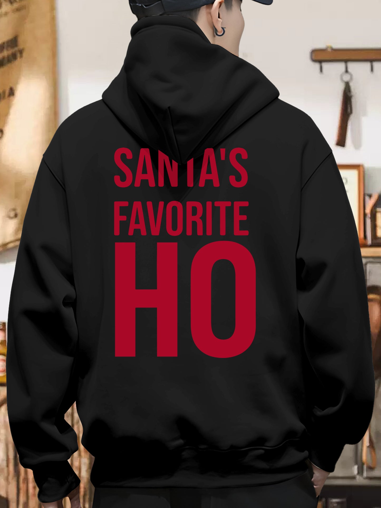 Red Santa's Favorite Ho Shirt - Relaxed Fit, Full Size