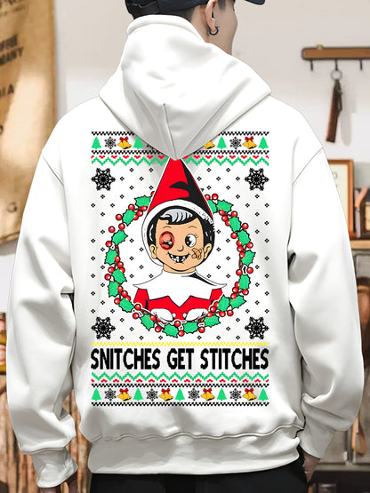 Snitches Get A Ugly Christmas Shirt - Relaxed Fit, Full Size