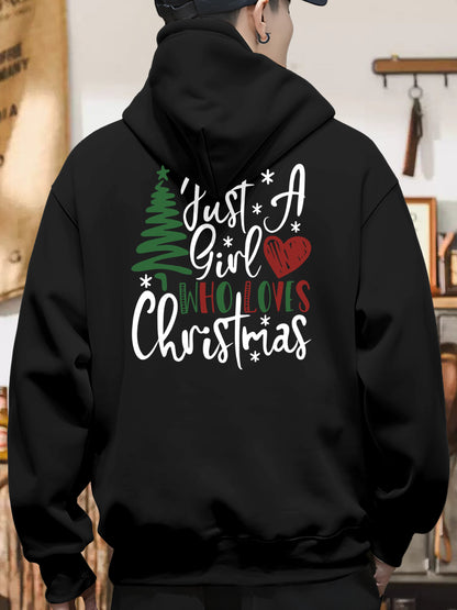 Just a Girl Who Loves Christmas Shirt - Relaxed Fit, Full Size