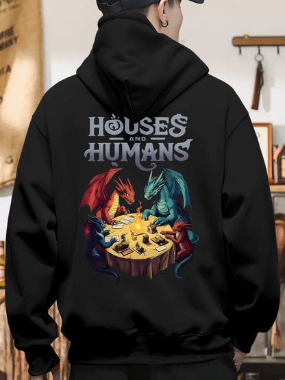 Houses and Humans DnD Shirt - Relaxed Fit, Full Size