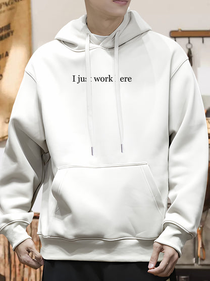 I Just Work Here Shirt - Relaxed Fit, Full Size