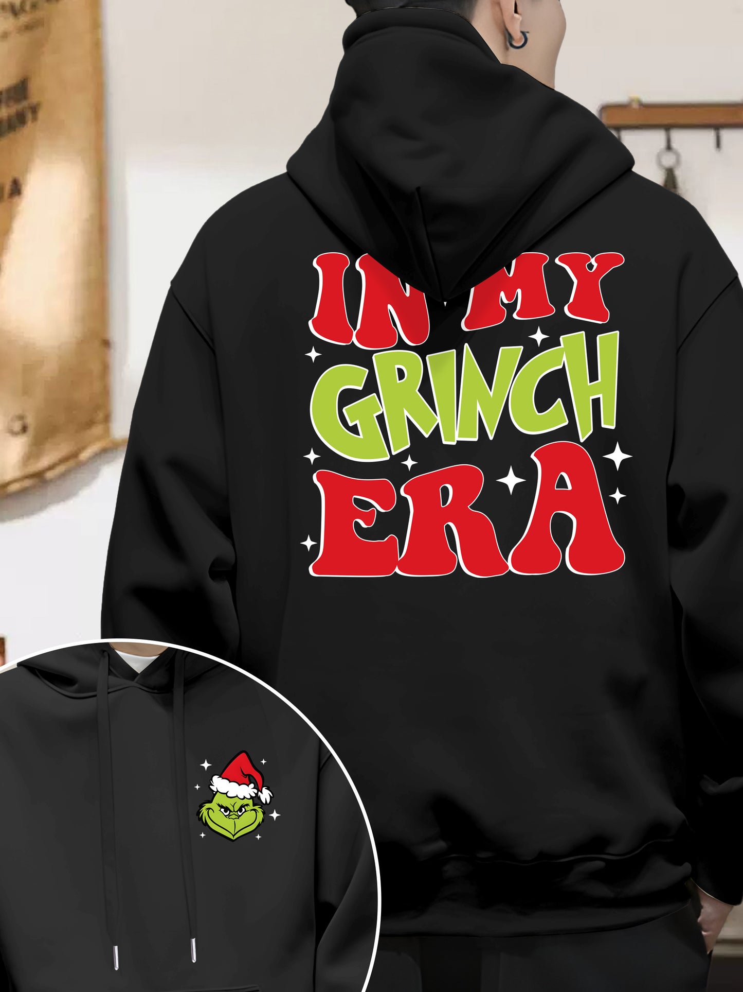 In My Grinch Era Christmas Shirt - Relaxed Fit, Full Size