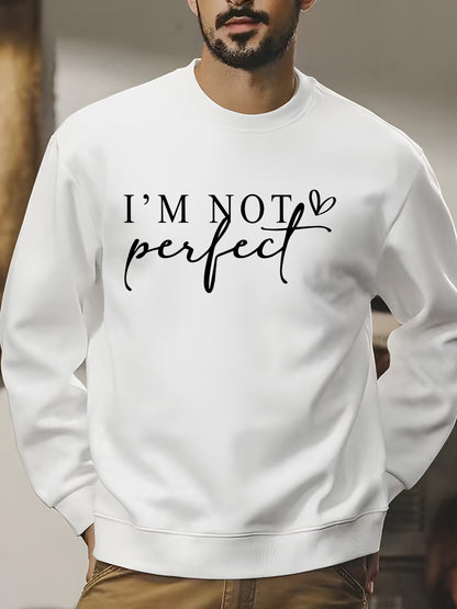 I'M NOT PERFECT Shirt - Relaxed Fit, Full Size