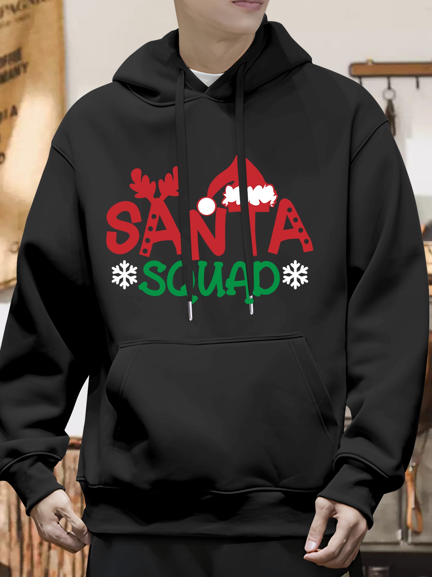 Santa Squad Rudolph Shirt - Relaxed Fit, Full Size