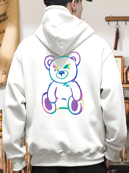 Cartoon Bear Shirt - Relaxed Fit, Full Size