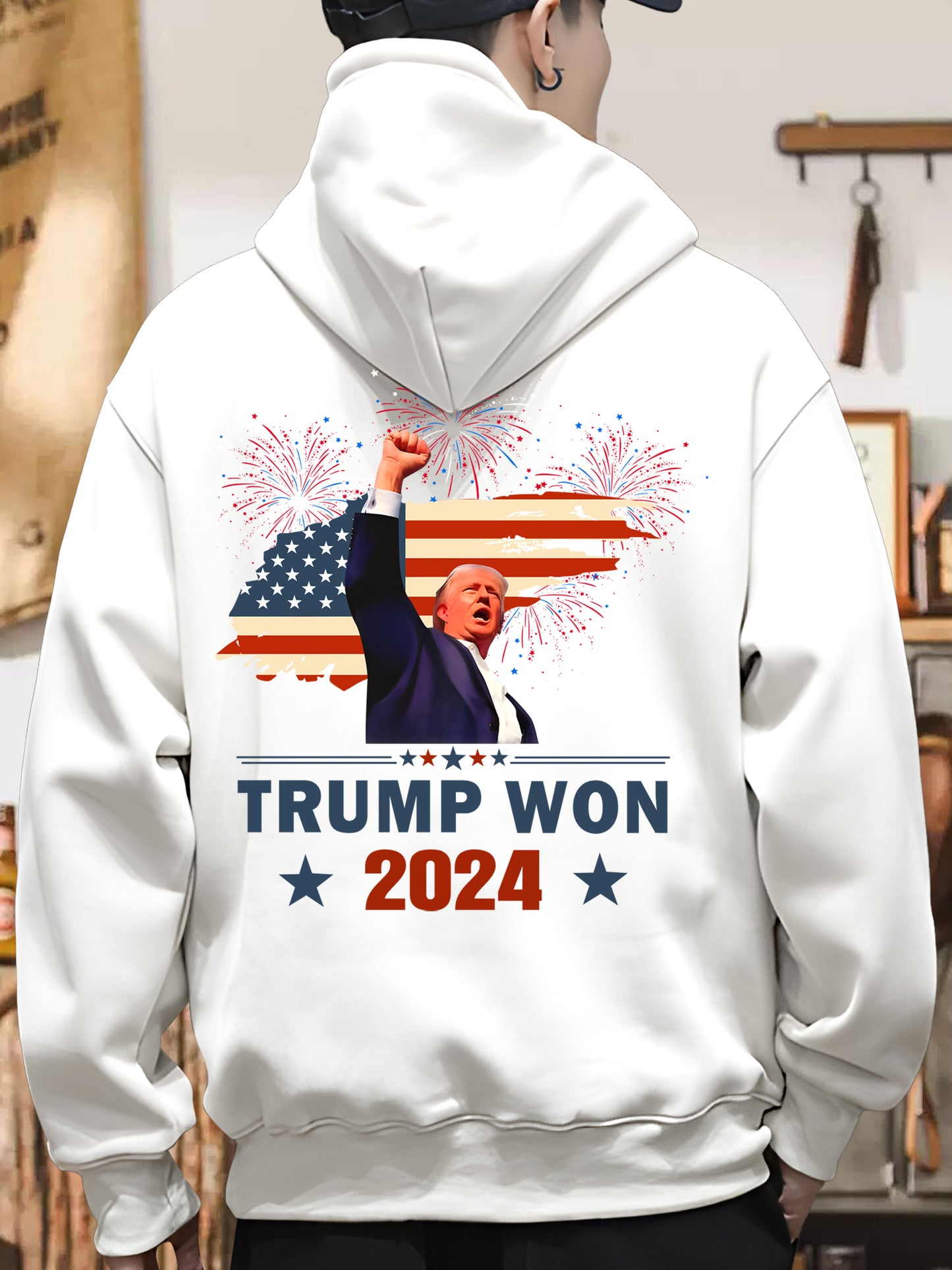 Trump Won 2024 President 47th Of White House Donald Trump Shirt - Relaxed Fit, Full Size